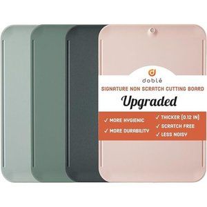 Premium Upgraded doblé Non-Scratch Flexible Cutting Board  9.3" x 13.7"